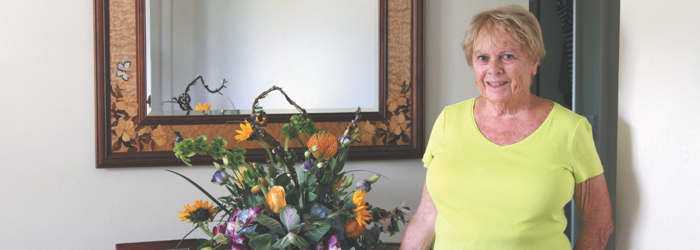 Barbara McDevitt, the 1,000th TAVR patient at UHS, can now continue her active, healthy lifestyle.